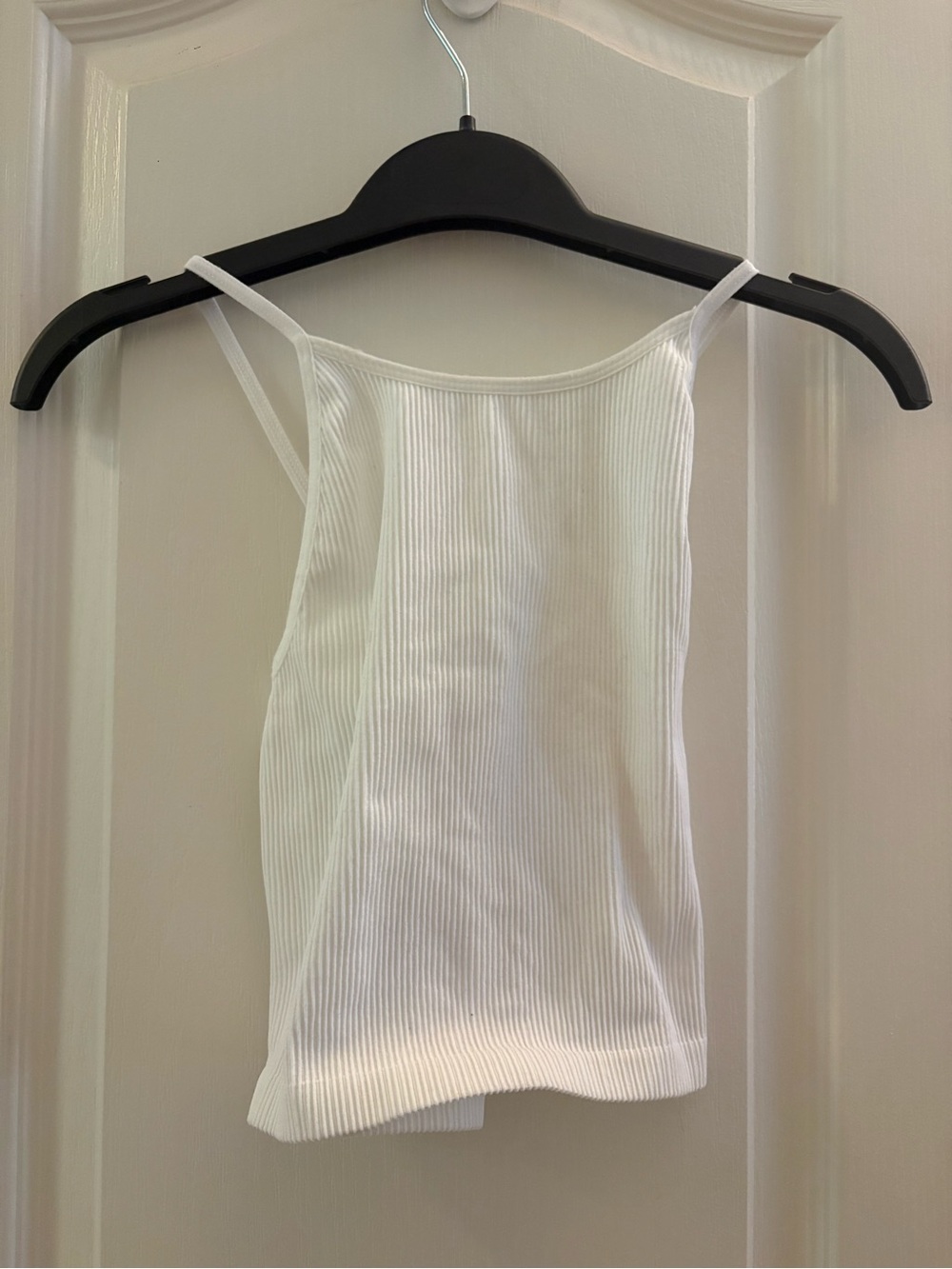 Aritzia White Ribbed Camisole Tank (Sunday Best)